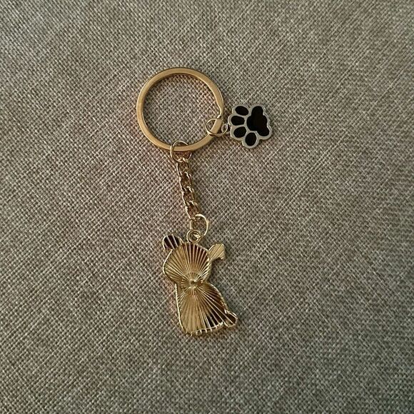 Cartoon Pug Charm Dog Keychain - Picture 3 of 4